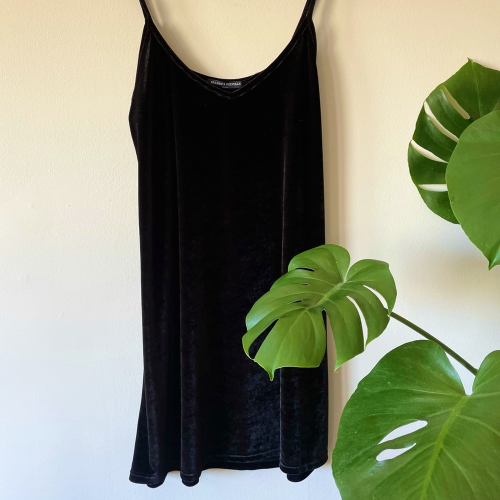 Velvet Slip Dress